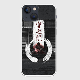 Чехол для iPhone 13 mini с принтом Самурай | Призрак Цусимы (Z) в Петрозаводске,  |  | game | ghost of tsushim | jin sakai | ninja | samurai | the ghost of tsushim | буке | вакидзаси | воин | вояк | дайсё | дзин сакай | иайто | игра | катана | кодати | мононофу | мститель | мушя | ниндзя | нодати | одати | призрак цусимы | са