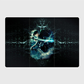 Магнитный плакат 3Х2 с принтом Леви в Петрозаводске, Полимерный материал с магнитным слоем | 6 деталей размером 9*9 см | attack on titan | levi | ерен | леви | леви акерман | микаса | титаны