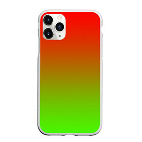 Чехол для iPhone 11 Pro Max матовый с принтом Градиент Яблоко в Петрозаводске, Силикон |  | Тематика изображения на принте: градиент | желтый | зеленый | красный | перелив | переход | фрукты | цвета | яблоко
