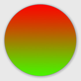 Коврик для мышки круглый с принтом Градиент Яблоко в Петрозаводске, резина и полиэстер | круглая форма, изображение наносится на всю лицевую часть | градиент | желтый | зеленый | красный | перелив | переход | фрукты | цвета | яблоко