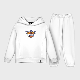 Детский костюм хлопок Oversize с принтом Phoenix Suns в Петрозаводске,  |  | Тематика изображения на принте: basketball | mvp | nba | phoenix | sport | streetball | suns | аризона | баскетбол | игра | крис пол | мяч | нба | санс | спорт | стритбол | тренер | финикс | чемпион