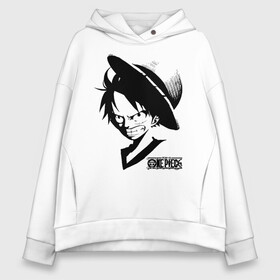 Женское худи Oversize хлопок с принтом Манки Д. Луффи One Piece в Петрозаводске, френч-терри — 70% хлопок, 30% полиэстер. Мягкий теплый начес внутри —100% хлопок | боковые карманы, эластичные манжеты и нижняя кромка, капюшон на магнитной кнопке | anime | manga | monkey d. luffy | one piece | аниме | большой куш | ван пис | вон пис | капитан | король пиратов | луси | луфи | луффи | луффи но уми | луффи таро | манга | манки д. луффи | мугивара | пират | пятый император