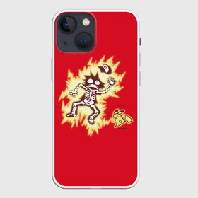 Чехол для iPhone 13 mini с принтом Знакомство с Пикачу в Петрозаводске,  |  | anime | pikachu | pokemon | poket monster | poketmon | аниме | анимэ | карманные монстры | пикачу | покемон