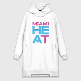 Платье-худи хлопок с принтом Heat Basketball в Петрозаводске,  |  | basketball | miami heat | mvp | nba | sport | streetball | wade | баскетбол | батлер | дуэйн уэйд | игра | майами хит | мяч | нба | спорт | стритбол | тренер | чемпион