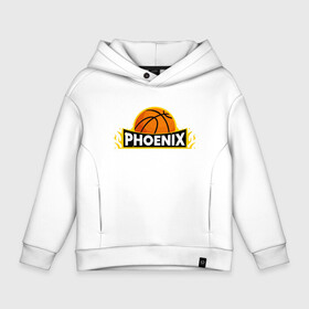 Детское худи Oversize хлопок с принтом Phoenix Basketball в Петрозаводске, френч-терри — 70% хлопок, 30% полиэстер. Мягкий теплый начес внутри —100% хлопок | боковые карманы, эластичные манжеты и нижняя кромка, капюшон на магнитной кнопке | Тематика изображения на принте: basketball | mvp | nba | phoenix | sport | streetball | suns | аризона | баскетбол | игра | крис пол | мяч | нба | санс | спорт | стритбол | тренер | финикс | чемпион