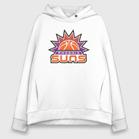 Женское худи Oversize хлопок с принтом Phoenix Suns в Петрозаводске, френч-терри — 70% хлопок, 30% полиэстер. Мягкий теплый начес внутри —100% хлопок | боковые карманы, эластичные манжеты и нижняя кромка, капюшон на магнитной кнопке | basketball | mvp | nba | phoenix | sport | streetball | suns | аризона | баскетбол | игра | крис пол | мяч | нба | санс | спорт | стритбол | тренер | финикс | чемпион