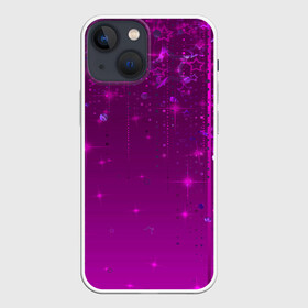 Чехол для iPhone 13 mini с принтом Абстрактный фон фуксия в Петрозаводске,  |  | детский | звезды | малиновый | модный | молодежный | пурпурный | современный | фуксия | яркий узор