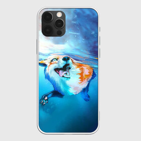 Чехол для iPhone 12 Pro Max с принтом ПЛЫВУЩАЯ ЛИСИЧКА в Петрозаводске, Силикон |  | animal | art | fox | swim | water | вода | животные | звери | красота | лиса | лисичка | плутовка | река | рисунок | рыжая | фыр фыр