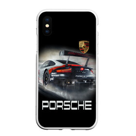 Чехол для iPhone XS Max матовый с принтом PORSHE в Петрозаводске, Силикон | Область печати: задняя сторона чехла, без боковых панелей | 911 | auto | car | cool | dark | logo | machine | porshe | ride | sportcar | автомобили | гонки | крутые | порше | ралли | спорткар | тачки