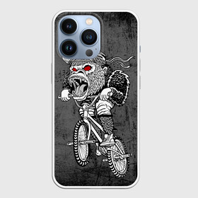 Чехол для iPhone 13 Pro с принтом Junk Ride в Петрозаводске,  |  | bike | bmx | gorilla | mtb | ride | бэм | вело | велосипед | велоспорт | горилла | поездка