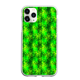 Чехол для iPhone 11 Pro матовый с принтом Неоновый полосатый узор  в Петрозаводске, Силикон |  | Тематика изображения на принте: бабочки | вертикальные полосы | зеленый | летний | неоновый | неоновый зеленый | современный | яркий узор