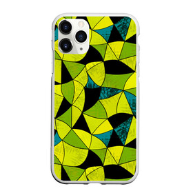 Чехол для iPhone 11 Pro матовый с принтом Гранжевый яркий зеленый  в Петрозаводске, Силикон |  | абстрактный | гранжевая текстура | зеленый | летний | молодежный | современный | ярко желтый