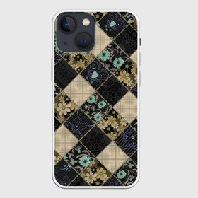 Чехол для iPhone 13 mini с принтом Лоскутное шитье в Петрозаводске,  |  | абстрактный | геометрический | народный | пэчворк | творчество | традиционный | фольклор