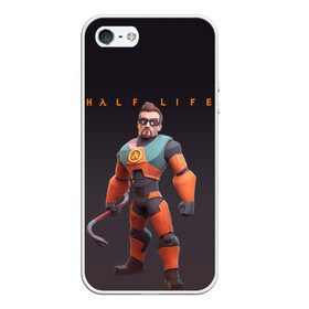 Чехол для iPhone 5/5S матовый с принтом FREEMAN | ФРИМАН | HALF LIFE (Z) в Петрозаводске, Силикон | Область печати: задняя сторона чехла, без боковых панелей | aperture laboratories | black mesa | gordon freeman | half life | half life 3 | valve | блэк меса | вэлв | гордон фриман | халф лайф