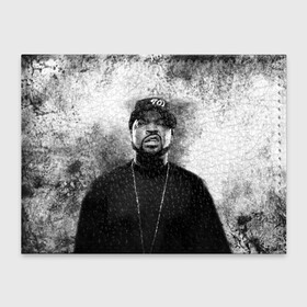 Обложка для студенческого билета с принтом Ice Cube | Айс Куб (Z) в Петрозаводске, натуральная кожа | Размер: 11*8 см; Печать на всей внешней стороне | Тематика изображения на принте: ice cube | oshea jackson | rap | айс куб | айс кьюб | реп | репер | рэпер | хип хоп