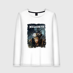 Женский лонгслив хлопок с принтом Megadeth | Poster (Z) в Петрозаводске, 100% хлопок |  | dave mustaine | megadeth | music | rock | дирк вербурен | дэвид эллефсон | дэйв мастейн | кико лоурейро | мегадеф | мегадэф | музыка | рок | трэш метал | хард рок | хеви метал