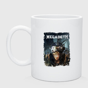 Кружка керамическая с принтом Megadeth | Poster (Z) в Петрозаводске, керамика | объем — 330 мл, диаметр — 80 мм. Принт наносится на бока кружки, можно сделать два разных изображения | dave mustaine | megadeth | music | rock | дирк вербурен | дэвид эллефсон | дэйв мастейн | кико лоурейро | мегадеф | мегадэф | музыка | рок | трэш метал | хард рок | хеви метал