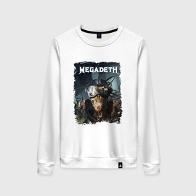 Женский свитшот хлопок с принтом Megadeth | Poster (Z) в Петрозаводске, 100% хлопок | прямой крой, круглый вырез, на манжетах и по низу широкая трикотажная резинка  | dave mustaine | megadeth | music | rock | дирк вербурен | дэвид эллефсон | дэйв мастейн | кико лоурейро | мегадеф | мегадэф | музыка | рок | трэш метал | хард рок | хеви метал