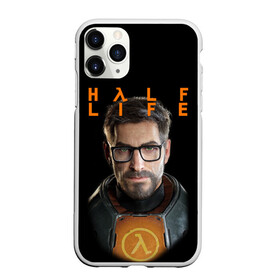 Чехол для iPhone 11 Pro Max матовый с принтом HALF-LIFE | FREEMAN | ФРИМАН (Z) в Петрозаводске, Силикон |  | aperture laboratories | black mesa | gordon freeman | half life | half life 3 | valve | блэк меса | вэлв | гордон фриман | халф лайф