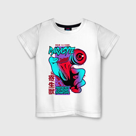Детская футболка хлопок с принтом Kiseijuu - Migi в Петрозаводске, 100% хлопок | круглый вырез горловины, полуприлегающий силуэт, длина до линии бедер | kiseijuu | migi | parasite | parasyte | миги | паразит