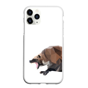 Чехол для iPhone 11 Pro Max матовый с принтом Росомаха в Петрозаводске, Силикон |  | Тематика изображения на принте: животное | зверь | злость | куница | медведь | милое животное | полигональный | росомаха | собака