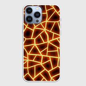 Чехол для iPhone 13 Pro Max с принтом Огненная геометрия в Петрозаводске,  |  | 3д | abstract | fire | flame | geometry stripes | neon | polygonal | абстрактная геометрия | геометрические фигуры | линии | мозаика | неон | огонь | орнамент | пламя | полигон | полосы | светящиеся | текстура | треугольники