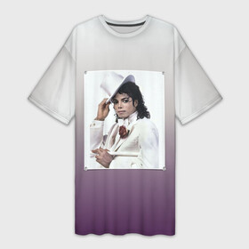 Платье-футболка 3D с принтом Майкл Джексон навсегда в Петрозаводске,  |  | forever young | michael jackson | король | майкл джексон | поп музыка