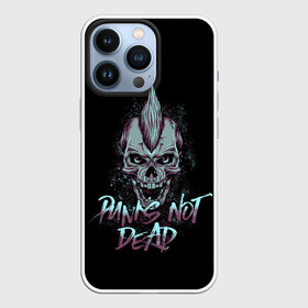 Чехол для iPhone 13 Pro с принтом Панк скелет в Петрозаводске,  |  | alternative | music | punk | punks not dead | rock | альтернатива | музыка | панк | панки не умерают | панкс нот дэд | рок