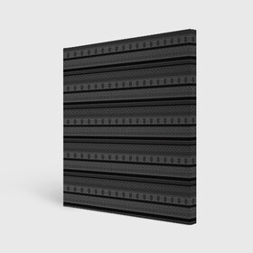 Холст квадратный с принтом Темный серый орнамент  в Петрозаводске, 100% ПВХ |  | абстрактный | геометрический | молодежный | орнамент | полосатый орнамент | серый | серый и черный | современный | темный