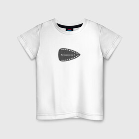Детская футболка хлопок с принтом Поглажено на 5 в Петрозаводске, 100% хлопок | круглый вырез горловины, полуприлегающий силуэт, длина до линии бедер | приколы | след от утюга | смешное | угар | универ | школа | юмор
