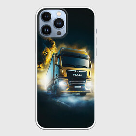 Чехол для iPhone 13 Pro Max с принтом Man Leon в Петрозаводске,  |  | man | man truck | man грузовик | truck | trucks | грузовик | грузовики | дальнобои | дальнобой | дальнобойщик | мен | мен грузовик | фура | фуры