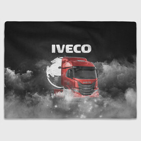 Плед 3D с принтом Iveco truck в Петрозаводске, 100% полиэстер | закругленные углы, все края обработаны. Ткань не мнется и не растягивается | iveco | iveco truck | iveco грузовик | truck | trucks | грузовик | грузовики | дальнобои | дальнобой | дальнобойщик | ивеко | ивеко грузовик | фура | фуры