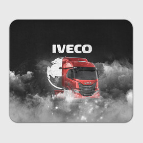 Коврик для мышки прямоугольный с принтом Iveco truck в Петрозаводске, натуральный каучук | размер 230 х 185 мм; запечатка лицевой стороны | iveco | iveco truck | iveco грузовик | truck | trucks | грузовик | грузовики | дальнобои | дальнобой | дальнобойщик | ивеко | ивеко грузовик | фура | фуры