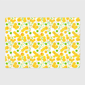Магнитный плакат 3Х2 с принтом Лимонная карамель  в Петрозаводске, Полимерный материал с магнитным слоем | 6 деталей размером 9*9 см | детский | карамель | конфеты | лимон | лимонный узор | малышам | сладости | чупа чупс
