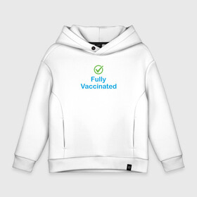 Детское худи Oversize хлопок с принтом Полная вакцинация в Петрозаводске, френч-терри — 70% хлопок, 30% полиэстер. Мягкий теплый начес внутри —100% хлопок | боковые карманы, эластичные манжеты и нижняя кромка, капюшон на магнитной кнопке | coronavirus | covid19 | virus | вакцина | вакцинация | вирус | грипп | заражение | здоровье | иммунитет | инфекция | карантин | корона | коронавирус | маска | пандемия | прививка | самоизоляция | спутник