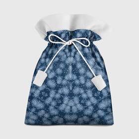 Подарочный 3D мешок с принтом Модный  абстрактный узор  в Петрозаводске, 100% полиэстер | Размер: 29*39 см | калейдоскоп | летний | модный | молодежный | пляжный рисунок | синий | современный | цветочный орнамент