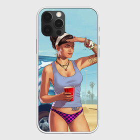 Чехол для iPhone 12 Pro Max с принтом girl with coffee в Петрозаводске, Силикон |  | art | beach | car | game | grand theft auto v | gta 5 | gta online | sand | sky | арт | гта 5 | гта онлайн | игра | машина | небо | песок | пляж