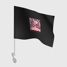 Флаг для автомобиля с принтом Незуко Камадо в маске в Петрозаводске, 100% полиэстер | Размер: 30*21 см | demon slayer | kamado | kimetsu no aiba | nezuko | камадо | клинок | недзуко | незуко | рассекающий демонов