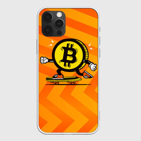 Чехол для iPhone 12 Pro Max с принтом Биткоин на скейте в Петрозаводске, Силикон |  | bitcoin | альткоин | битки | биткоин | биток | крипта | криптовалюта | монета | сатоши