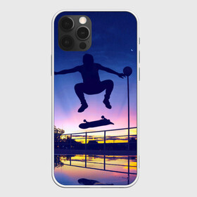 Чехол для iPhone 12 Pro Max с принтом Skateboarding в Петрозаводске, Силикон |  | board | man | skate | skateboard | skateboarder | skateboarding | sport | street | sunset | доска | закат | скейт | скейтборд | скейтбординг | скейтбордист | спорт | улица | человек