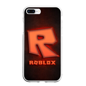 Чехол для iPhone 7Plus/8 Plus матовый с принтом ROBLOX NEON RED в Петрозаводске, Силикон | Область печати: задняя сторона чехла, без боковых панелей | neon | roblox | игра | компьютерная игра | логотип | неон | онлайн | онлайн игра | роблакс | роблокс