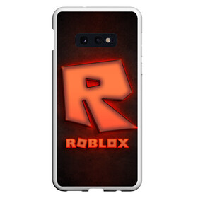 Чехол для Samsung S10E с принтом ROBLOX NEON RED в Петрозаводске, Силикон | Область печати: задняя сторона чехла, без боковых панелей | neon | roblox | игра | компьютерная игра | логотип | неон | онлайн | онлайн игра | роблакс | роблокс