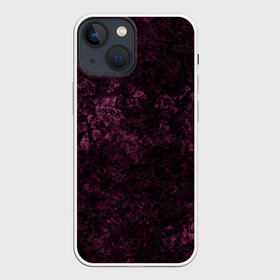 Чехол для iPhone 13 mini с принтом Мраморная текстура камня в Петрозаводске,  |  | абстрактный | бархатный | бордовый | камень | модный | мрамор | пурпурный | современный узор