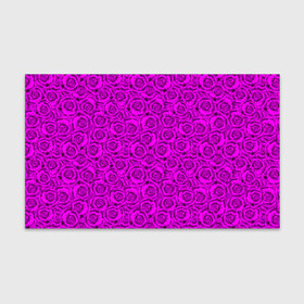 Бумага для упаковки 3D с принтом Яркий цветочный неоновый узор в Петрозаводске, пластик и полированная сталь | круглая форма, металлическое крепление в виде кольца | детский | женский | малиновый | неоновый узор | розы | ярко розовый