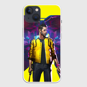 Чехол для iPhone 13 с принтом Cyberpunk 2077 в Петрозаводске,  |  | art | character | cyberpunk | cyberpunk 2077 | drawing | game | vee | арт | ви | игра | киберпанк | киберпанк 2077 | персонаж | рисунок