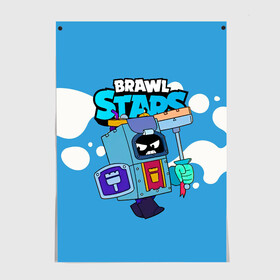 Постер с принтом Ash Brawl Stars Эш  в Петрозаводске, 100% бумага
 | бумага, плотность 150 мг. Матовая, но за счет высокого коэффициента гладкости имеет небольшой блеск и дает на свету блики, но в отличии от глянцевой бумаги не покрыта лаком | ash | brawl | brawl stars | brawlstars | brawl_stars | аш | бравл | бравлстарс | эш