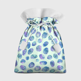 Подарочный 3D мешок с принтом Драгоценные синие камни  в Петрозаводске, 100% полиэстер | Размер: 29*39 см | Тематика изображения на принте: абстракция | драгоценные камни | зеленый | нежный принт | синий | сияние | фиолетовый | цвет