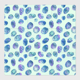 Магнитный плакат 3Х3 с принтом Драгоценные синие камни  в Петрозаводске, Полимерный материал с магнитным слоем | 9 деталей размером 9*9 см | абстракция | драгоценные камни | зеленый | нежный принт | синий | сияние | фиолетовый | цвет