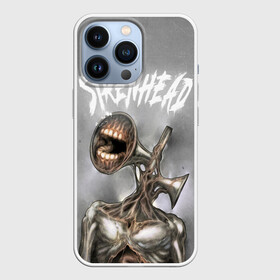 Чехол для iPhone 13 Pro с принтом White Siren Head в Петрозаводске,  |  | Тематика изображения на принте: games | monster | siren head | игры | лес | монстр | сирена | сиреноголовый | страшилка | ужастик | хоррор