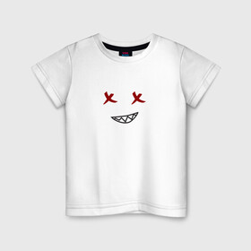 Детская футболка хлопок с принтом До безумия весело FCS в Петрозаводске, 100% хлопок | круглый вырез горловины, полуприлегающий силуэт, длина до линии бедер | fcs | tik tok | весело | мимика | смайлик | тик ток | улыбка